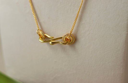 Collar serpiente delgado